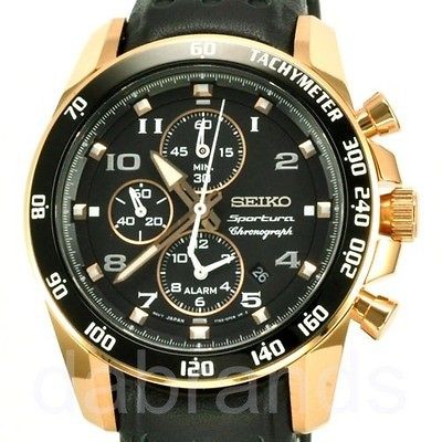   MENS SPORTURA CHRONOGRAPH TACHYMETER WR100M WATCH SNAE80 SNAE80P1