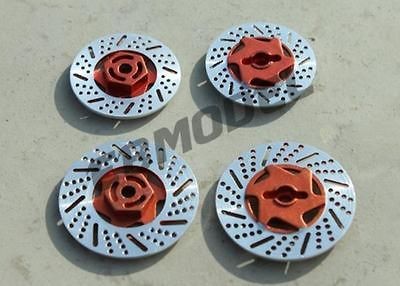 CML RC 1/10 On Road Car Dummy Aluminum Brake Discs f. Tamiya HPI 