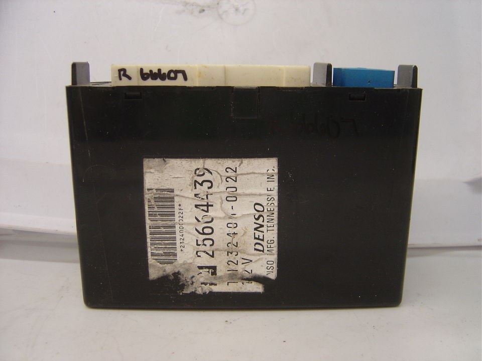 00 01 02 03 04 DEVILLE BODY CONTROL BCM COMPUTER MODULE 25664439