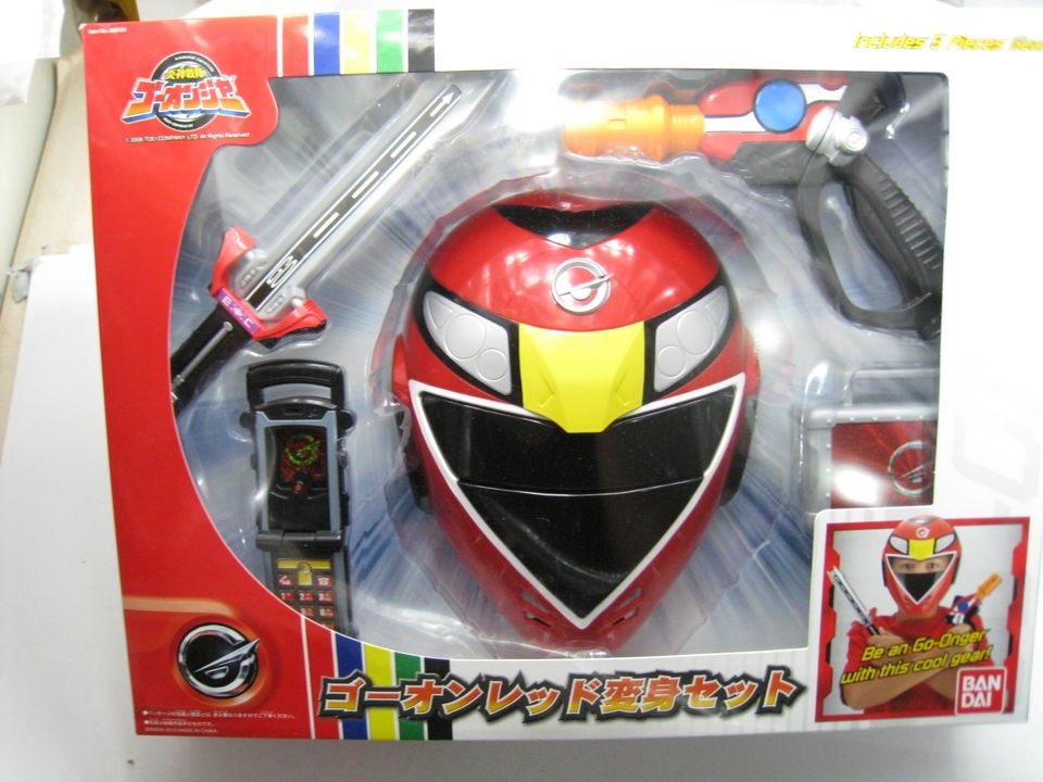 Power Ranger Engine Sentai Go Onger RPM Go on Red Henshin Gear Cosplay 