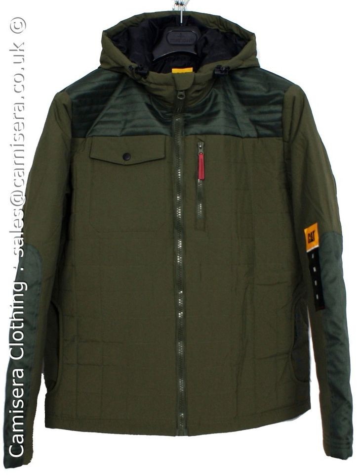 XXL Caterpillar Water Repellent Quilted Wear Highline Work Mens 