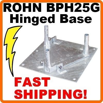 rohn 25g tower bph25g tower hinged base plate r bph25g