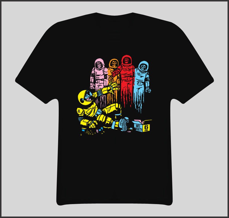 pill head pacman acid rave t shirt more options color