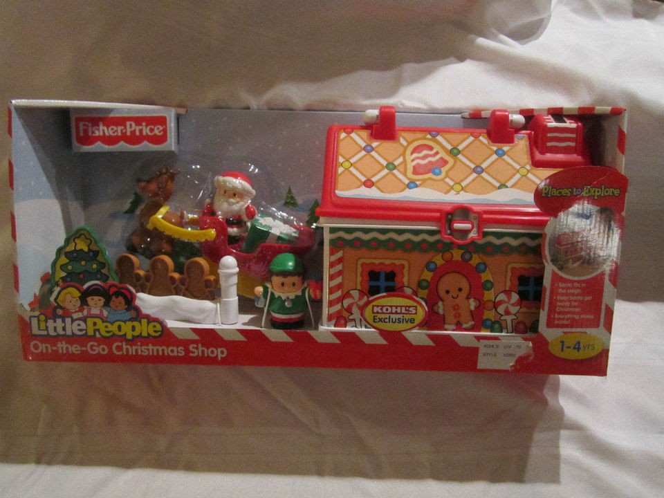 Fisher Price On the Go Santas Christmas Shop Little People Kohls 