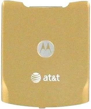 oem at t motorola v3xx back cover battery door gold