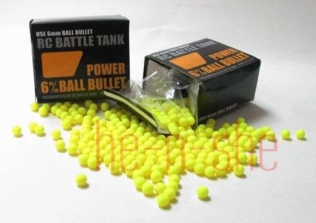 Boxes x 250ct 6mm Power BALL BULLET for BB gun RC Battle Tank