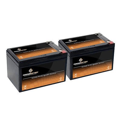 12V 12AH SLA Battery for Razor E500S / MX500 / MX650   2PK