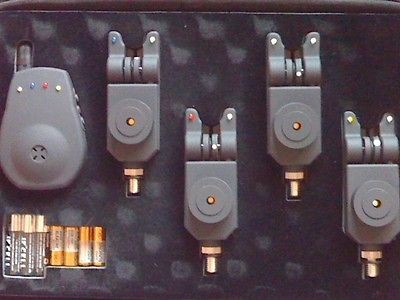 Wireless Bite Alarms and Receiver in Case Slimline Mag Roller Set