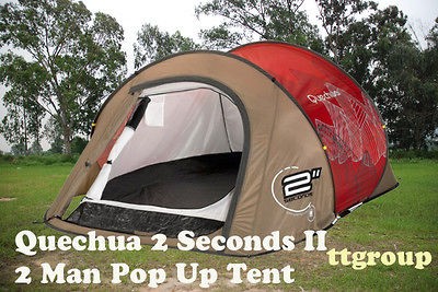 Newly listed Quechua Waterproof Pop Up Camping Tent 2 Seconds II, 2 