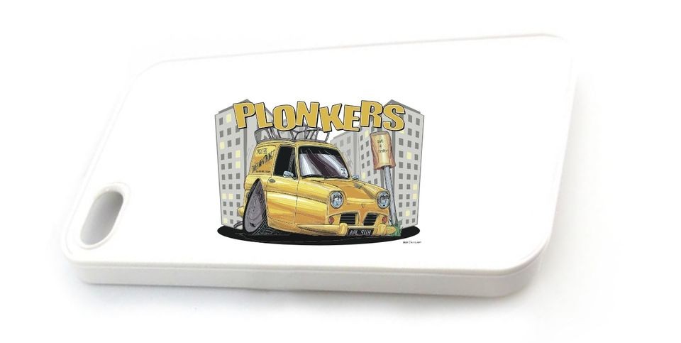 KOOLART 2920 Del Boy Van Reliant Robin Iphone 4 / 4S Hard Case Mobile 