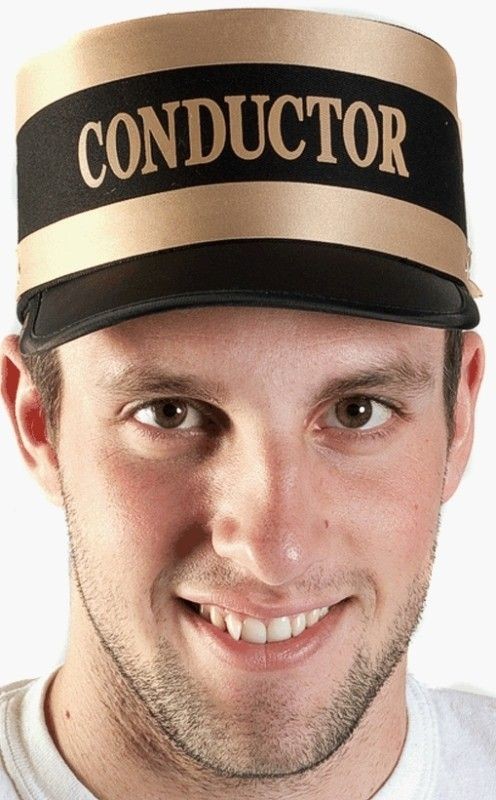 railroad train conductors conductor hat  9 99