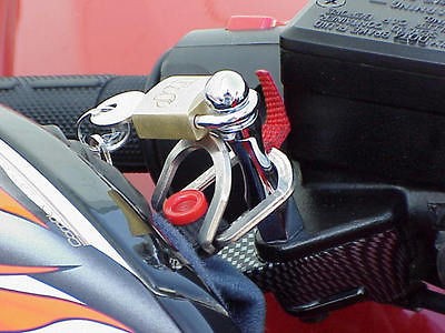 handlebar helmet lock for honda kawasaki suzuki 