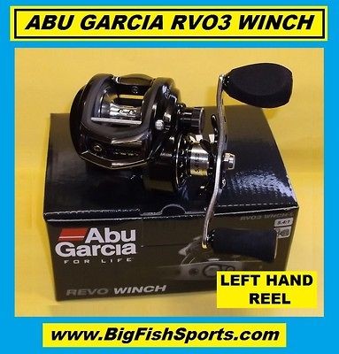 ABU GARCIA AMBASSADEUR REVO WINCH Baitcast Reel NEW RVO3 WNCH L LEFT 