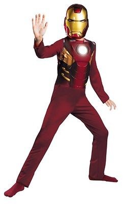 the avengers iron man childs costume classic boys medium 7 8 mark VII 