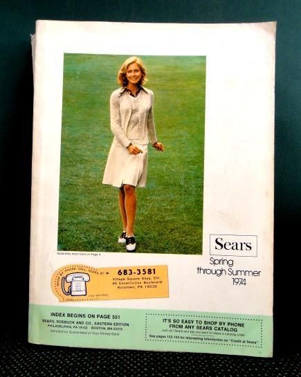 1974 vintage  catalog spring summer 1427 pages time left