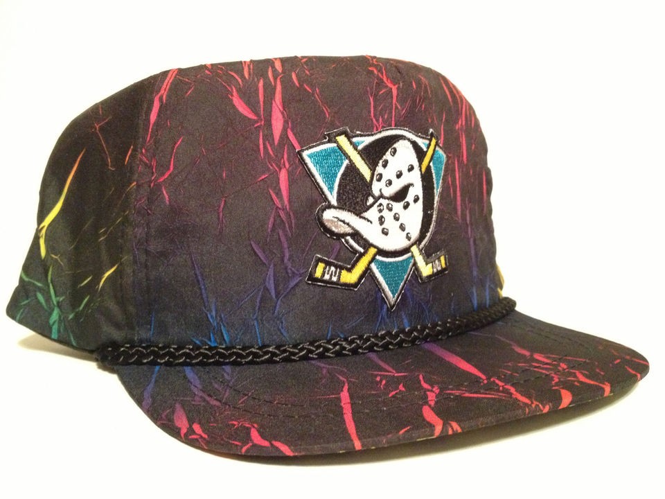   Anaheim Mighty Ducks Fresh Prince Snapback Hat Cap NHL Kings OKC