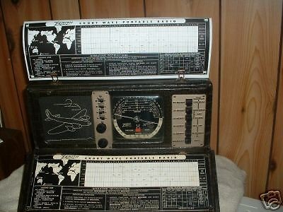 zenith trans oceanic bomber sailboat 7g605 log chart time left