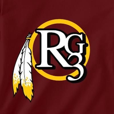 Robert Griffin III REDSKINS T SHIRT JERSEY RG3 WASHINGTON SUPERMAN 2XL