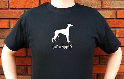 got whippet whippets dog graphic t shirt tee