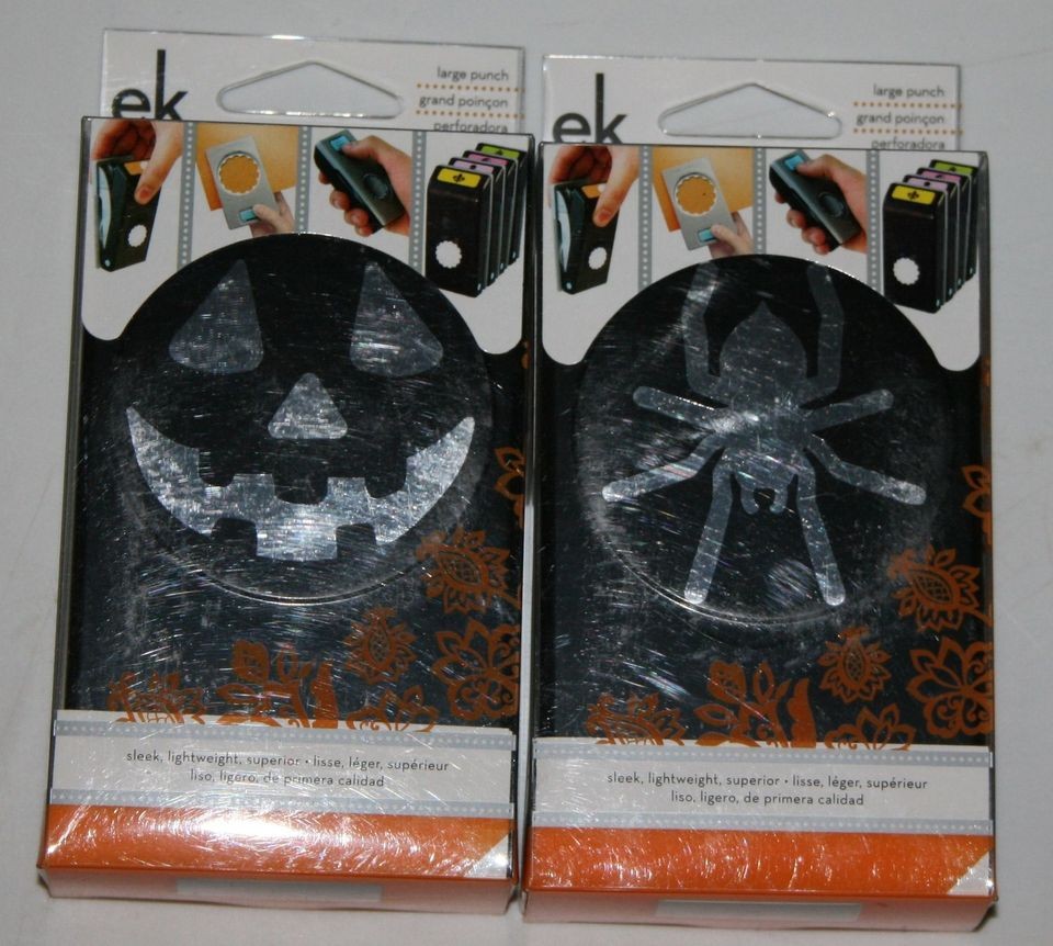 NEW EK Success Large Halloween Punch ~Choice of Jack o lantern or 