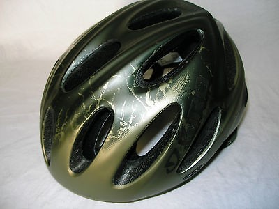   XEN CYCLING HELMET ADULT SMALL MOUNTAIN BIKE MATTE DK/LT GREEN NEW