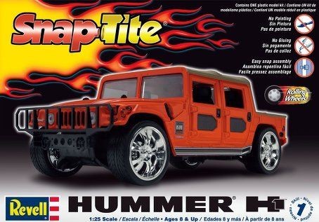 revell 85 1938 hummer h2 1 25 snap plastic model