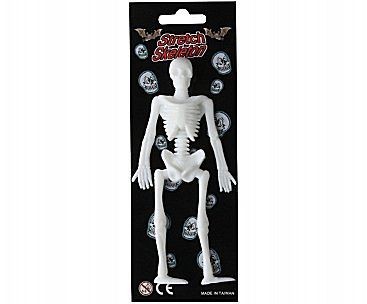 scary stretchy bendy skeleton halloween decoration party bag filler 