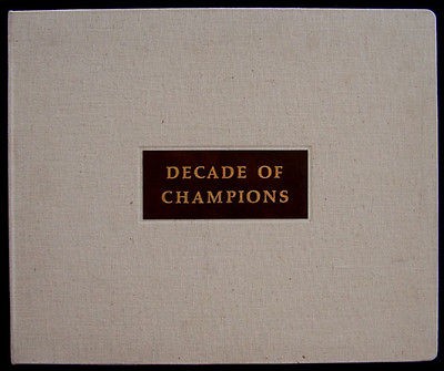   RARE DECADE OF CHAMPIONS RICHARD STONE REEVES LIMITED EDITION BOOK