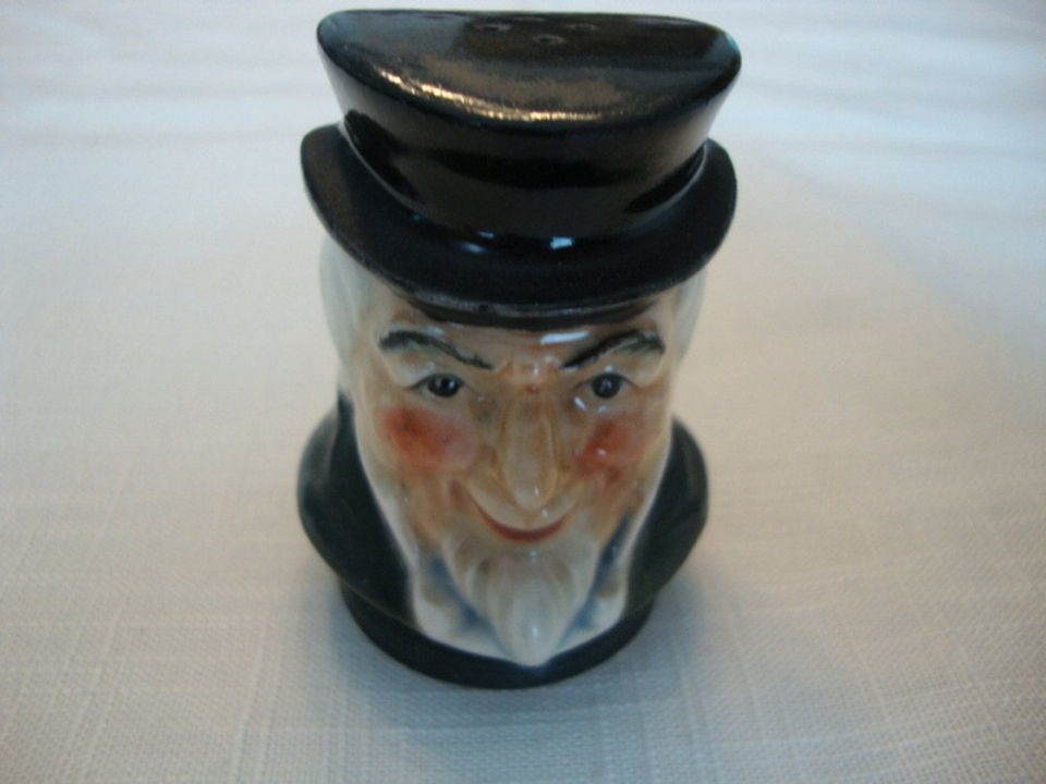   Handpainted Japan Character Shaker Salt Pepper Toby Uncle Sam 2 ½