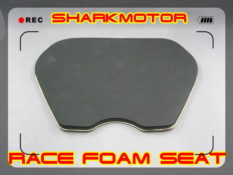 Motorcycle race seat foam pad 10 12mm Thick self adhesive FREE 