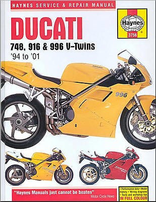 ducati 748 sp sps 916 996 996s biposto strada manual