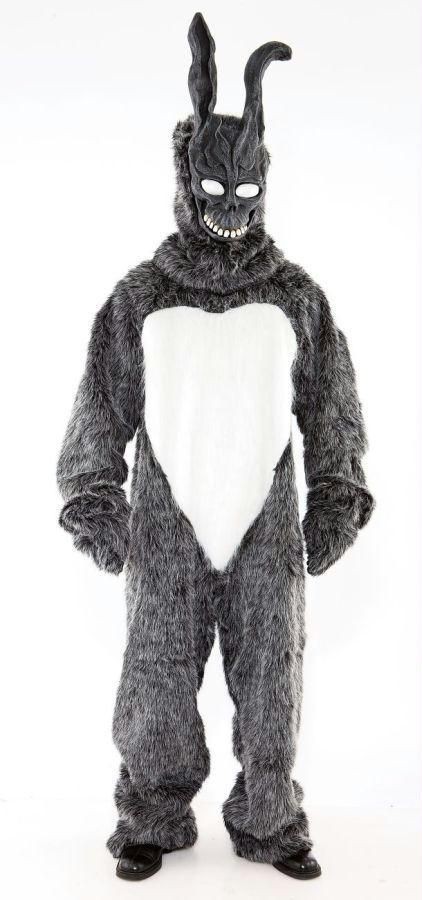 DONNIE DARKO FRANK GRAY EVIL SCARY BUNNY RABBIT FUR SUIT MASK COSTUME 