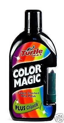 Turtle Wax Color Magic Black Car Polish + Chipstik Chipstick Chip Stick  Stik