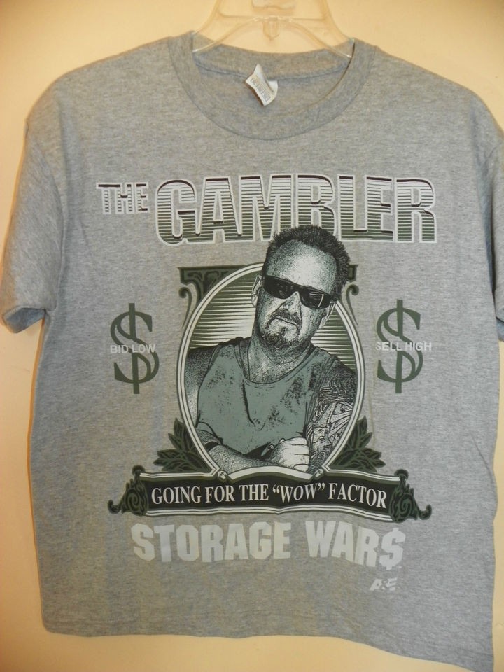   /THE GAMBLER MENS XL BID LOW SELL HIGH LICENSED SHORT SLEEVE TEE