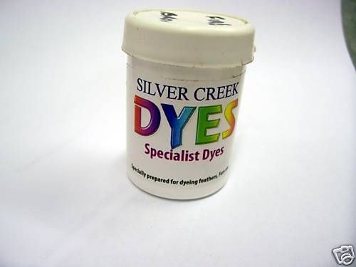 SILVER CREEK FLY TYING DYE   15 GRAMS   11 POPULAR FLUORESCENT COLOURS 