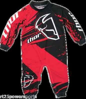 Thor Infant 2013 Pajamas One Piece Red 0 6 Months Motocross ATV MX