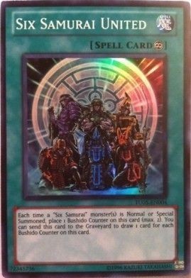 six samurai united super rare tu05 en004 yugioh time left