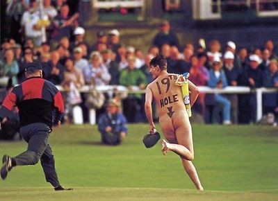 ST ANDREWS SCOTLAND 19H HOLE PHOTO STREAKER PGA FUNNY GOLFER THE OPEN 