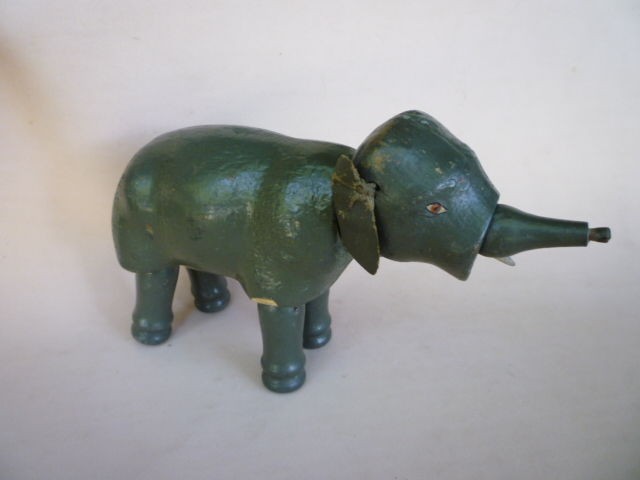 antique schoenhut circus elephant original from argentina 