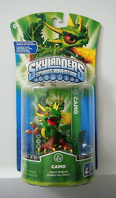 SKYLANDERS SPYROS ADVENTURE   CAMO (Half Dragon, Half Plant)   RARE