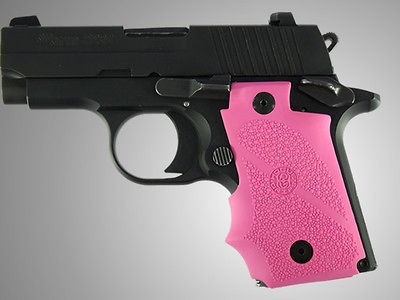 HOGUE SIG Sauer P238 Rubber Grip Finger Grooves Pink 38007 upc 