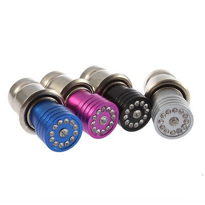 Car Cigarette Lighter lighting Aluminum Crystal Rhinestones 12V new 