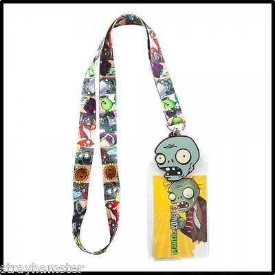 Plants vs. Zombies Lanyard/Keycha​in Charm OFFICIAL + SCHOOL/WORK ID 