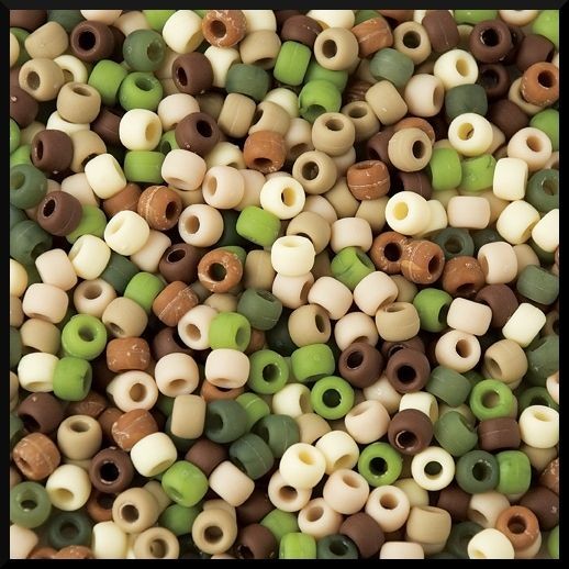 100 earth tone pony beads kids boys 3 8 9mm