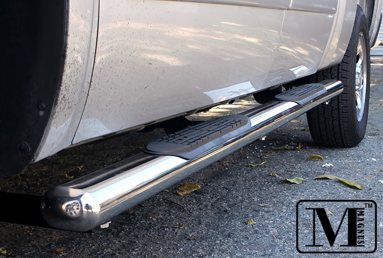 09 12 Ford F150 Super Cab 4 inch Oval Stainless Nerf Bars