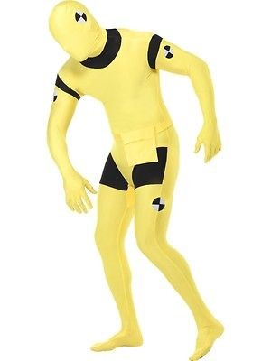 Second Skin Suit Crash Test Dummy Fancy Dress Costume   Medium