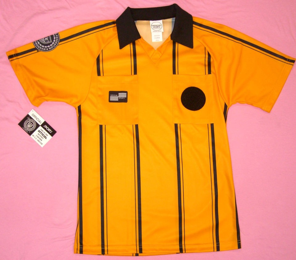   official U.S. Federation futbol uniform shirt top GOLD adult med