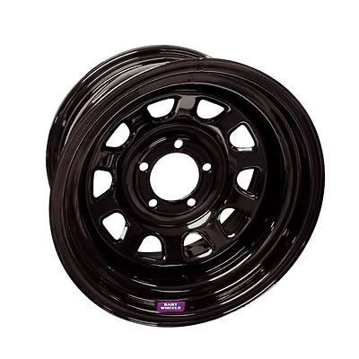 Bart Wheels D Trucker Black Steel Wheel 15x10 6x5.5 BC