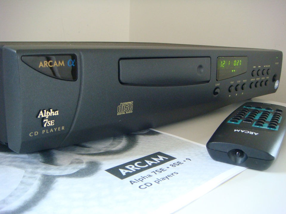 arcam alpha 7se cd player with remote guide excellent condition 7 se 