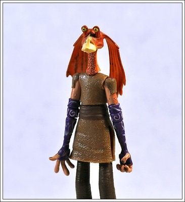 star wars jar jar binks auction figure child toy from